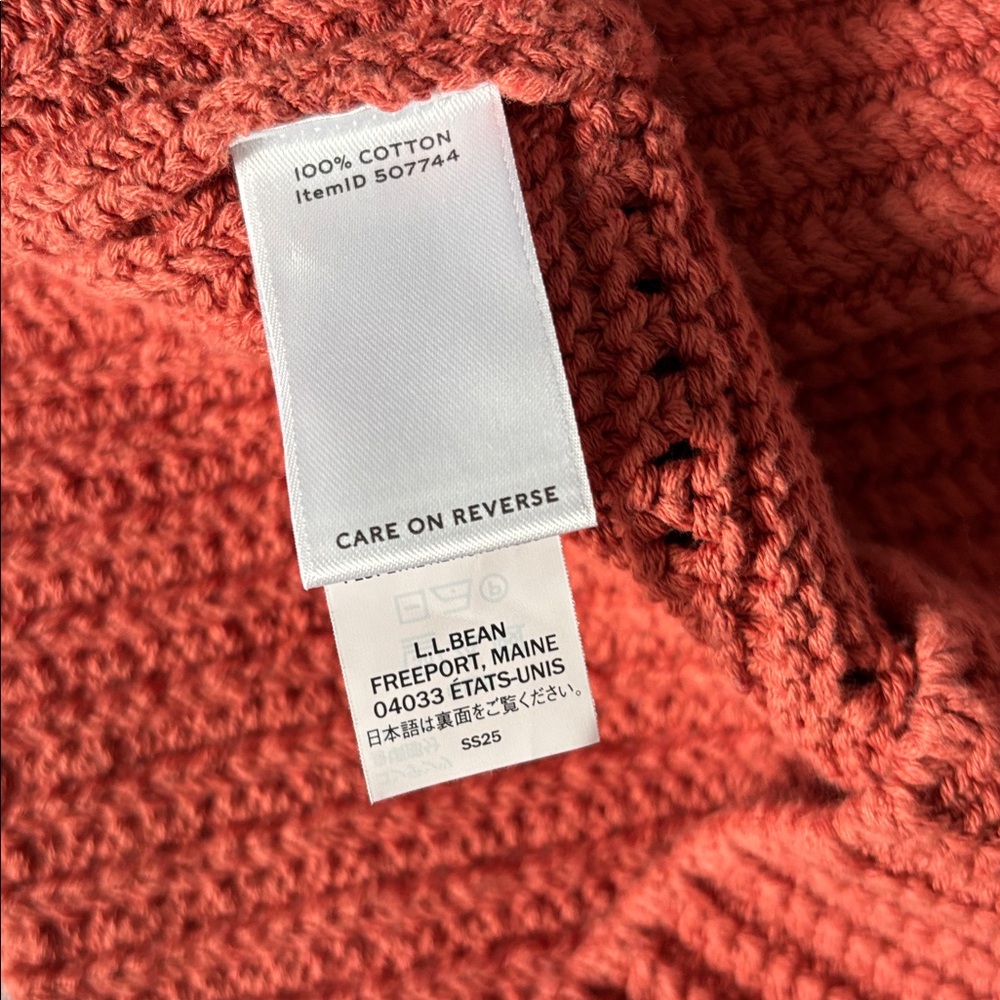L.L. Bean Women's Mallard Duck Cardigan Sweater M - Picture 9 of 10